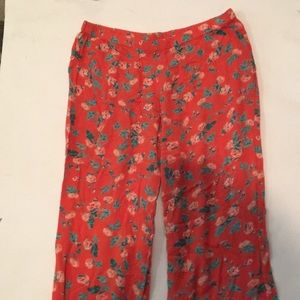 Wide leg summer pants